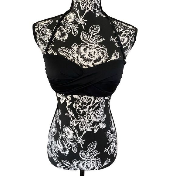 Kona Sol Padded Push Up Halter Bikini Top Beachwear Swimsuit Beach Summer - Picture 1 of 10